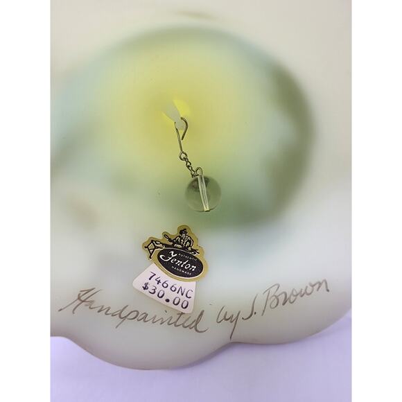 Fenton Bell 1979 Christmas Classics 7466 NC Custard Glass Glows In Box - Picture 6 of 9